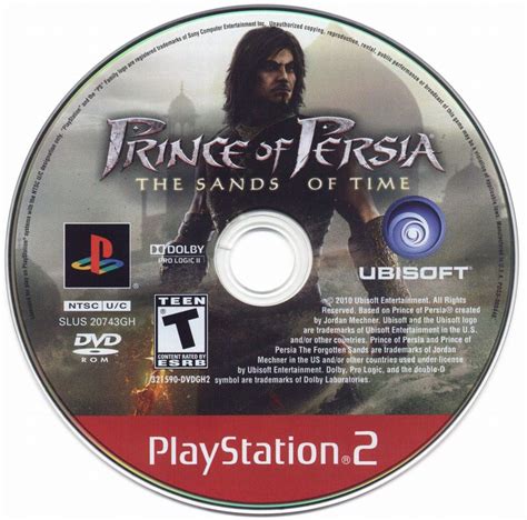 Prince Of Persia The Sands Of Time Cover Or Packaging Material MobyGames