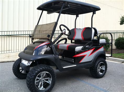 The Rebel Custom Golf Cart Cool Graphics Camp Carts Pinterest