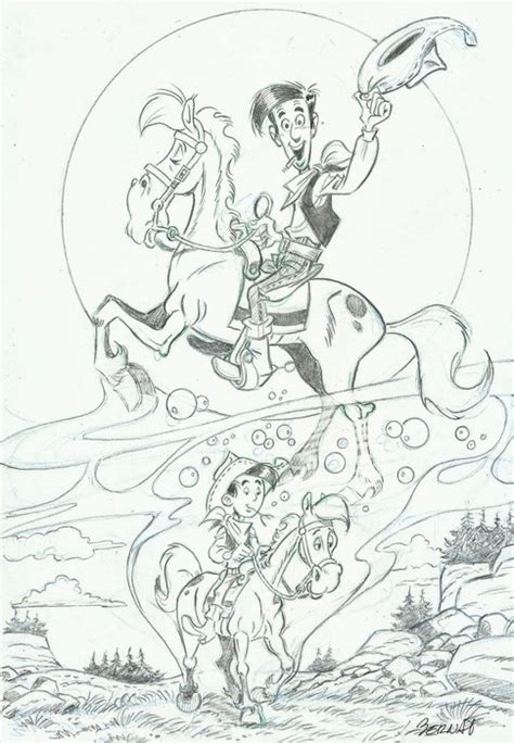 Bernat Serrat Original Drawing Lucky Luke Western Catawiki