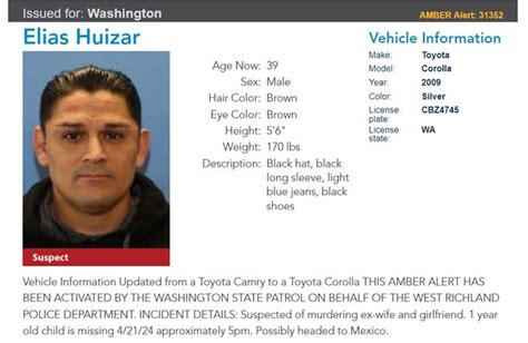 Police Search For Elias Huizar Amber Alert Issued For Roman Huizar