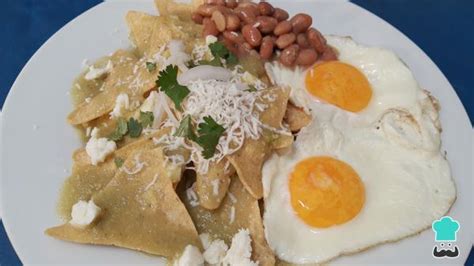 Chilaquiles Con Huevo Y Frijoles Receta Original