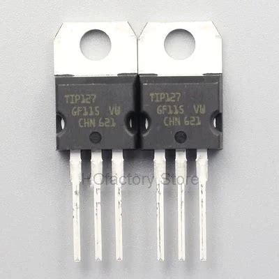 Transistores Darington TIP127 A 220 10 Piezas PNP Epitaxial Darl