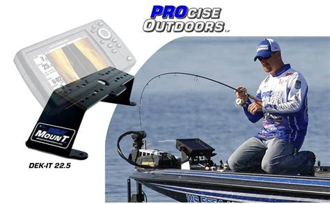 Procise Outdoors Dek It Boat Fish Finder And Gps Electronics Mount Most