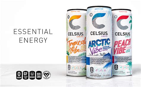 Amazon CELSIUS Sparkling Tropical Vibe Functional Essential