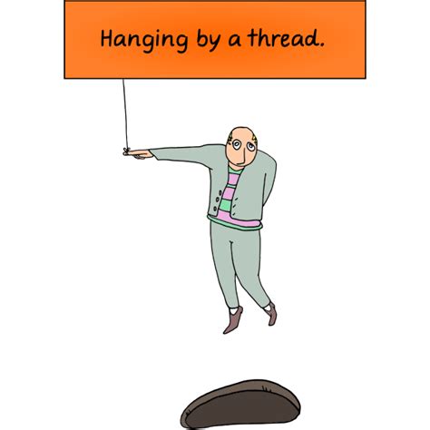 Hanging By A Thread Free Svg