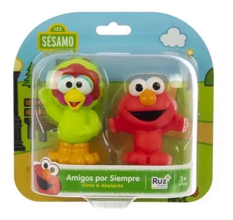 2 Pack Juguetes Plaza Sésamo Elmo Y Abelardo Originales | Envío gratis