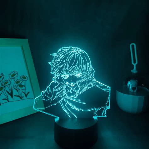 Ryomen Sukuna Manga Jujutsu Kaisen Lampa LED RGB Neon Lampki Nocne