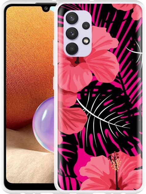 Hoesje Geschikt Voor Samsung Galaxy A G Tropical Flowers Bol