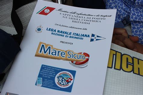 Lni Brindisi Giornata Sicurezza In Mare Lega Navale Italiana