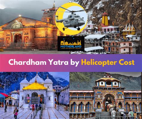 Chardham Yatra By Helicopter From Pune 2023