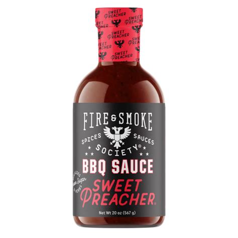 Sweet Preacher Bbq Sauce Fire And Smoke Society Sauces