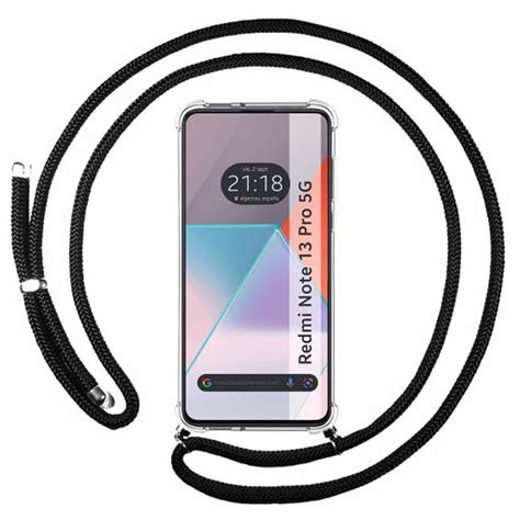 Funda Colgante Transparente Para Xiaomi Redmi Note 13 Pro 5g Con Cordon