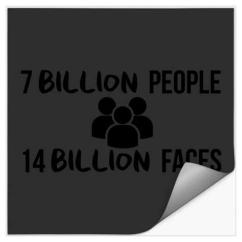 7 Billion People And 14 Billion Faces Sold By 李明哲 Ming Sku 34757299