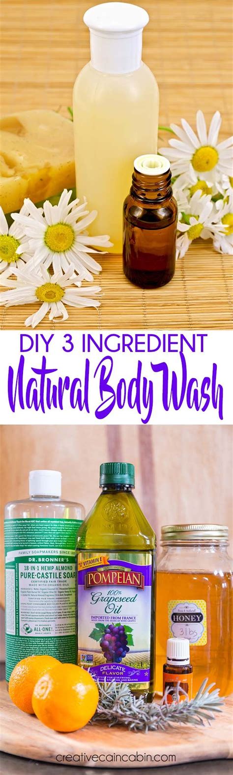 Diy Natural Essential Oil And Honey Body Wash Creative Cain Cabin