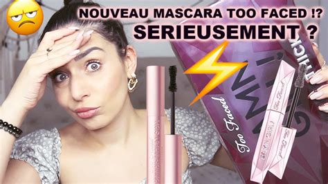 New Mascara Too Faced Damn Girl Vs Better Than Sx Lequel Est Le Meilleur Youtube