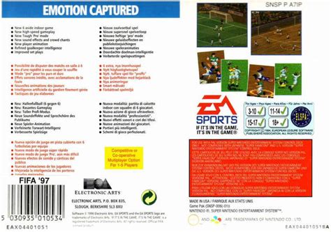 FIFA Soccer 97 Box Shot For Genesis GameFAQs