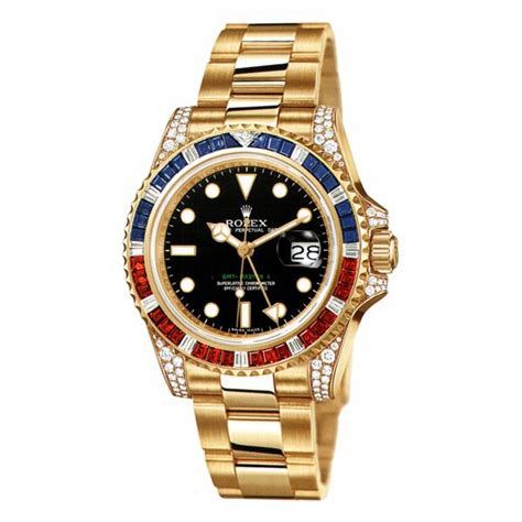 Rolex Saru Gmt Master Ii Yellow Gold Saru Watchbase