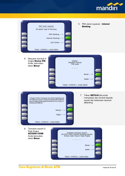 Cara Mendaftar Mandiri Internet Banking Lewat Mesin Atm Dan Aktivasi Online