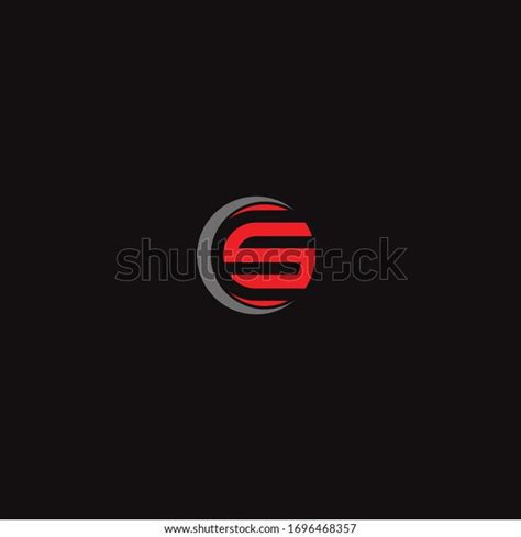 Cs Unique Monogram Style Vector Logo Stock Vector Royalty Free