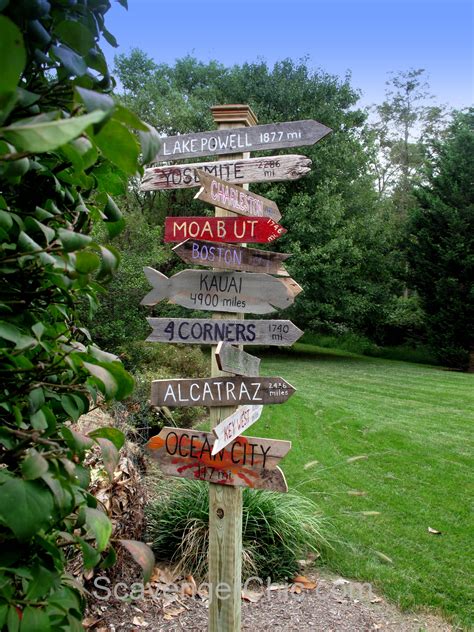 Pallet Wood Sign Post Diy Scavenger Chic