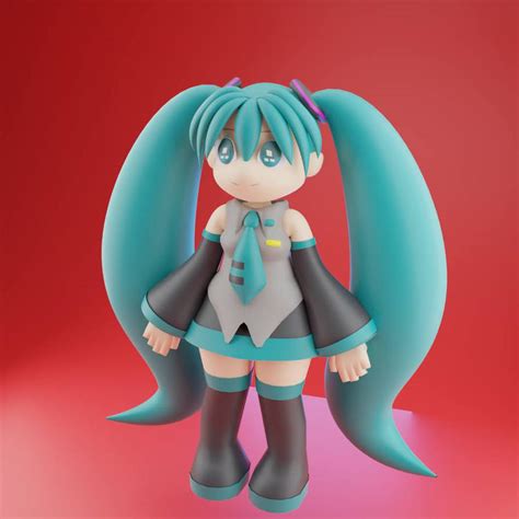 3d Miku Render By Jazzy1lol On Deviantart