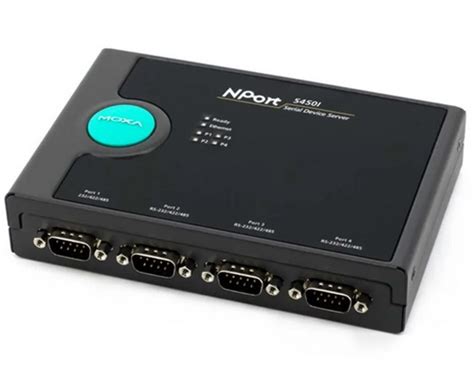 Moxa Network Solutions Moxa NPort 5450I 4 Port RS 232 422 485 Device