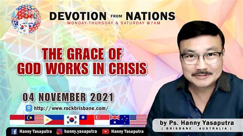 Devotion From Nations Ps Hanny Yasaputra Brisbane Australia YouTube