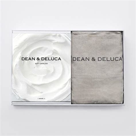 カタログギフト Dean And Delucaディーンアンドデルーカ＜whiteホワイト＞エプロンナチュラルセット 出産内祝い 結婚