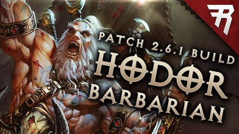 Diablo Barbarian Build Hota Gr Guide Season Youtube