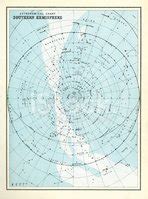 Astronomical Chart - Southern Hemisphere Stock Clipart | Royalty-Free ...