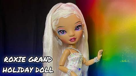 Rainbow High Holiday Edition Roxie Grand Doll Review Youtube