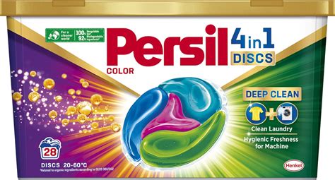 Kapsułki do prania kolorów Persil Discs Color 4w1 28p 13740176489