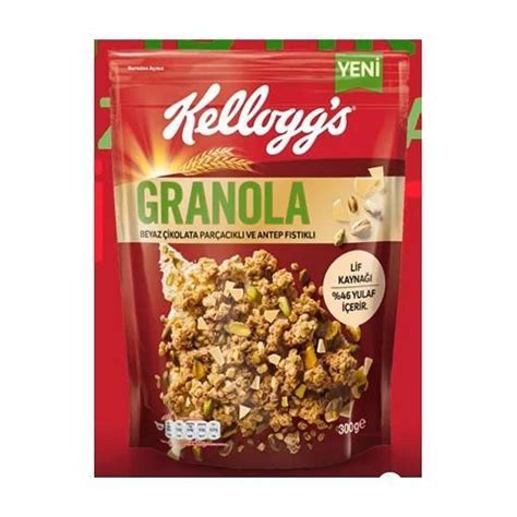 Lker Kellogg S Granola Beyaz Ikolatal Antep F St Kl Gr Li