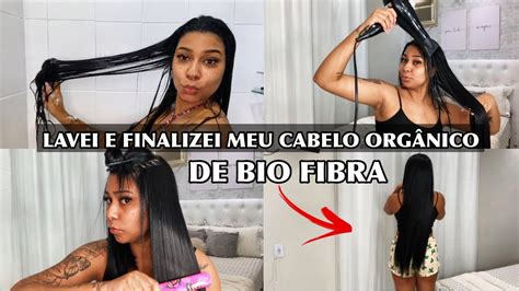 COMO LAVO E FINALIZO MEU CABELO ORGÂNICO LISO Entrelace c disfarce