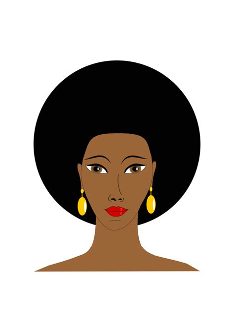 Black Woman With Glasses Svg Afro Woman Svg African American Woman Svg