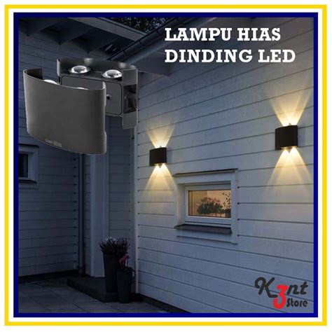 Jual Lampu Hias Dinding Minimalis Modern Teras Indoor Outdoor 220v 4w