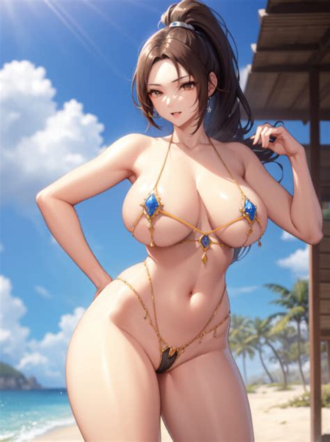 Mai Shiranui In Micro Bikini Rule 34 AI Art