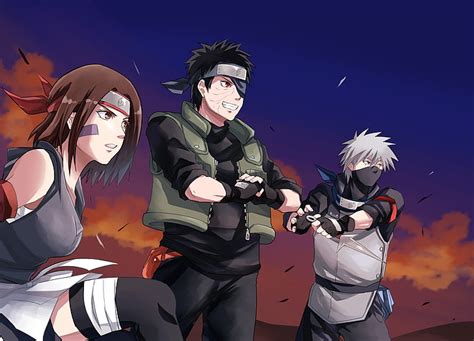 Kakashi Obito Rin Naruto