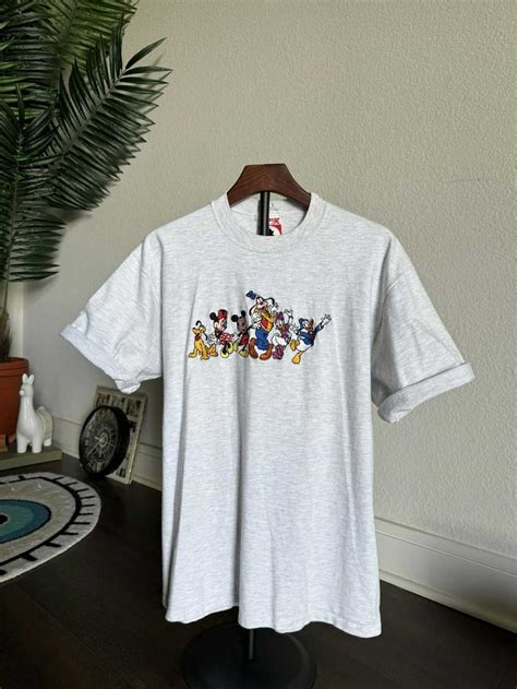 Disney × Mickey Mouse × Vintage 90s Rare Disney Embr Gem