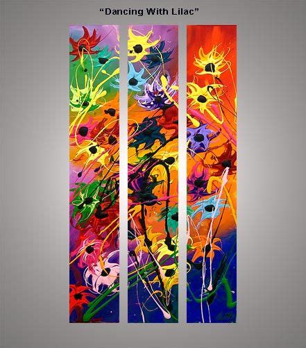 Abstract Paintings by Osnat Fine Art - Dancing with Lilac | Abstract ...