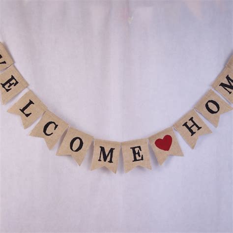 Welcome Home Banner - Etsy