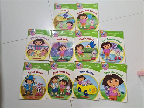 Dora The Explorer Phonics Books, Hobbies & Toys, Books & Magazines, Children's Books on Carousell