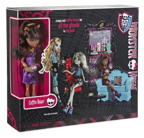 Buy Monster High Clawdeen Wolf And Coffin Bean Caf Online At