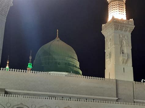 Medina, Saudi Arabia, Oct 2022 - Beautiful view of Masjid Al Nabawi ...