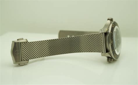 Fsot Omega Seamaster Diver M James Bond Titanium Mesh Bracelet