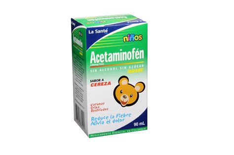 La Santé Acetaminofén Paracetamol Jarabe 150mg 5ml