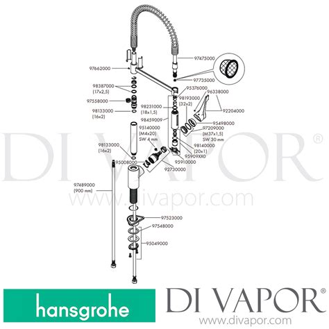 Hansgrohe 14806007 Cento Single Lever Kitchen Mixer Xxl Semi Pro 2Jet