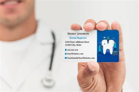 Dental Hygienist Business Card Dental Assistant Business Card Etsy