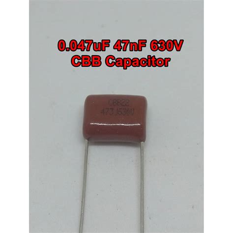 Uf Nf J V Cbb Capacitor Shopee