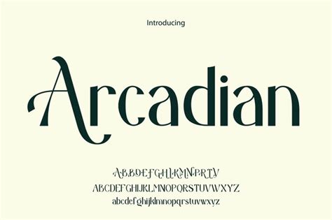 Premium Vector | Elegant sans serif displat font, alphabet character